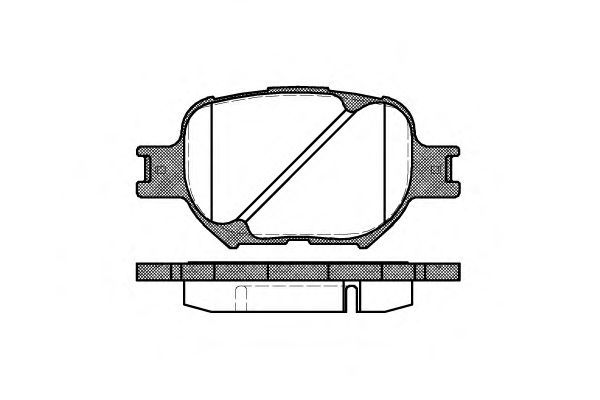 Set di 4 pastiglie freno ROADHOUSE 2742,00