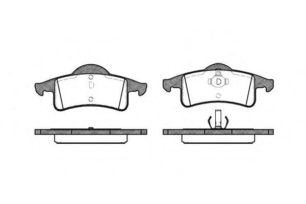 Set di 4 pastiglie freno ROADHOUSE 2758,00