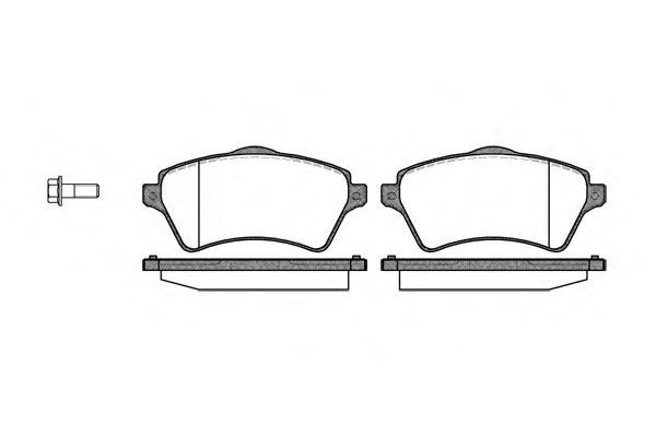 Set di 4 pastiglie freno ROADHOUSE 2822,00