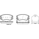 Set di 4 pastiglie freno ROADHOUSE 2953.22
