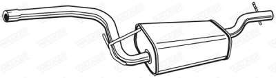 Silenziatore centrale Walker 71002
