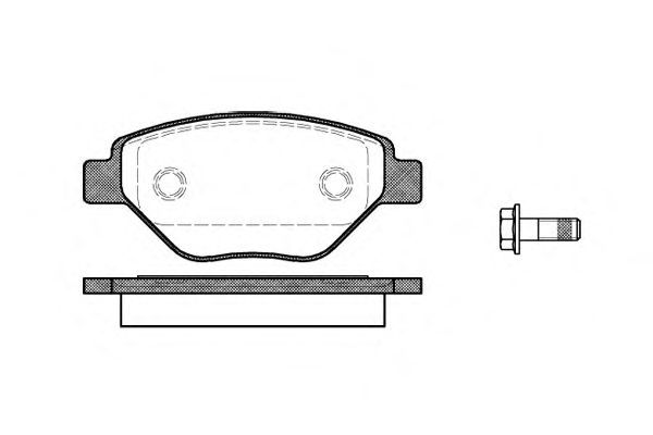 Set di 4 pastiglie freno ROADHOUSE 2977,00