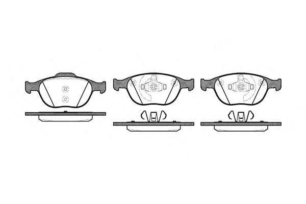 Set di 4 pastiglie freno ROADHOUSE 2984,00