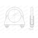 Pezzo di montaggio, sistema di scarico