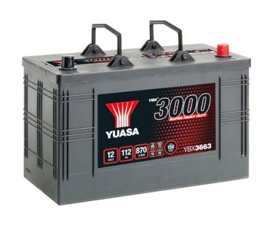 Batteria Yuasa - 12V - Ah 112 YBX3663