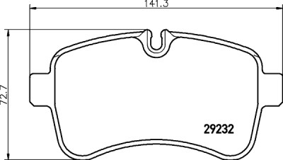 Kit pastiglie freno HELLA 8DB 355 005-551