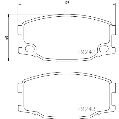 Kit pastiglie freno HELLA 8DB 355 005-571