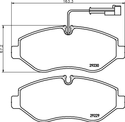 Kit pastiglie freno HELLA 8DB 355 005-611