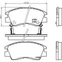 Kit pastiglie freno HELLA 8DB 355 005-781