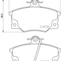 Kit pastiglie freno HELLA 8DB 355 005-961