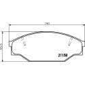 Kit pastiglie freno HELLA 8DB 355 006-121