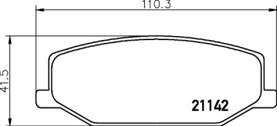 Kit pastiglie freno HELLA 8DB 355 006-161