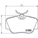 Kit pastiglie freno HELLA 8DB 355 006-181