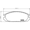 Kit pastiglie freno HELLA 8DB 355 006-251