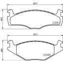 Kit pastiglie freno HELLA 8DB 355 006-381