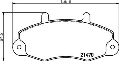 Kit pastiglie freno HELLA 8DB 355 006-391
