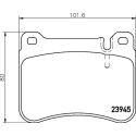 Kit pastiglie freno HELLA 8DB 355 006-541