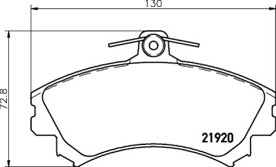 Kit pastiglie freno HELLA 8DB 355 006-701