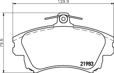 Kit pastiglie freno HELLA 8DB 355 006-711