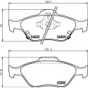Kit pastiglie freno HELLA 8DB 355 006-721