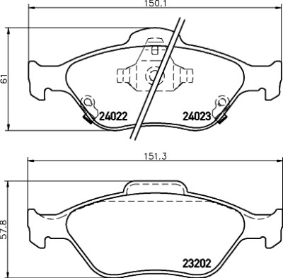 Kit pastiglie freno HELLA 8DB 355 006-721