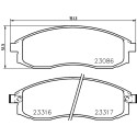 Kit pastiglie freno HELLA 8DB 355 006-731