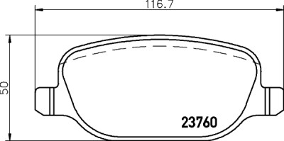 Kit pastiglie freno HELLA 8DB 355 006-741