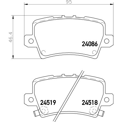 Kit pastiglie freno HELLA 8DB 355 006-751