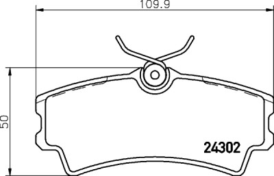 Kit pastiglie freno HELLA 8DB 355 006-821