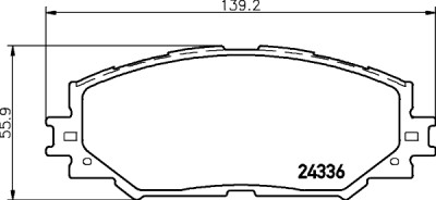 Kit pastiglie freno HELLA 8DB 355 006-861