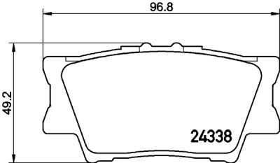 Kit pastiglie freno HELLA 8DB 355 006-881