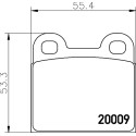 Kit pastiglie freno HELLA 8DB 355 006-991