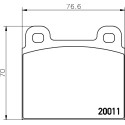 Kit pastiglie freno HELLA 8DB 355 007-011