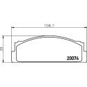 Kit pastiglie freno HELLA 8DB 355 007-101