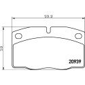 Kit pastiglie freno HELLA 8DB 355 007-251