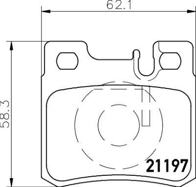 Kit pastiglie freno HELLA 8DB 355 007-361