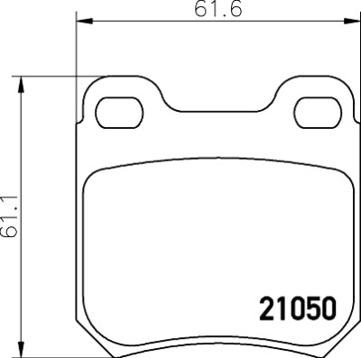 Kit pastiglie freno HELLA 8DB 355 007-381