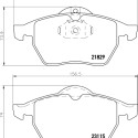 Kit pastiglie freno HELLA 8DB 355 007-771