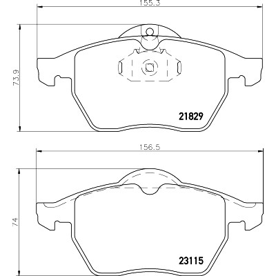Kit pastiglie freno HELLA 8DB 355 007-771