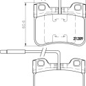 Kit pastiglie freno HELLA 8DB 355 007-811