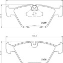 Kit pastiglie freno HELLA 8DB 355 007-961