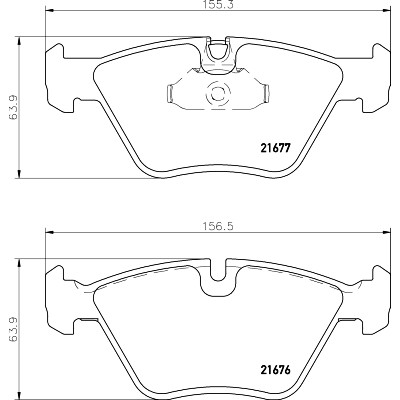 Kit pastiglie freno HELLA 8DB 355 007-961