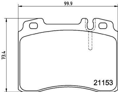 Set di pastiglie freno HELLA 8DB 355 008-181