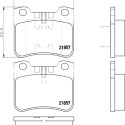 Kit pastiglie freno HELLA 8DB 355 008-301