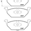 Kit pastiglie freno HELLA 8DB 355 008-551