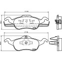Kit pastiglie freno HELLA 8DB 355 008-621