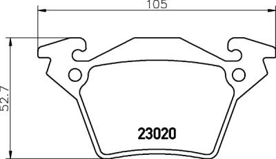 Kit pastiglie freno HELLA 8DB 355 008-641