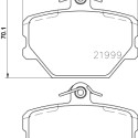 Kit pastiglie freno HELLA 8DB 355 008-721
