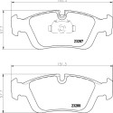 Kit pastiglie freno HELLA 8DB 355 008-741