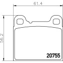 Kit pastiglie freno HELLA 8DB 355 008-801